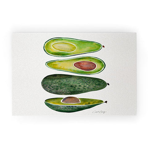 Cat Coquillette Avocado Slices Welcome Mat