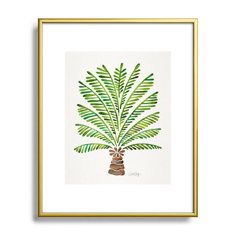 Cat Coquillette Bali Palm Tree Metal Framed Art Print