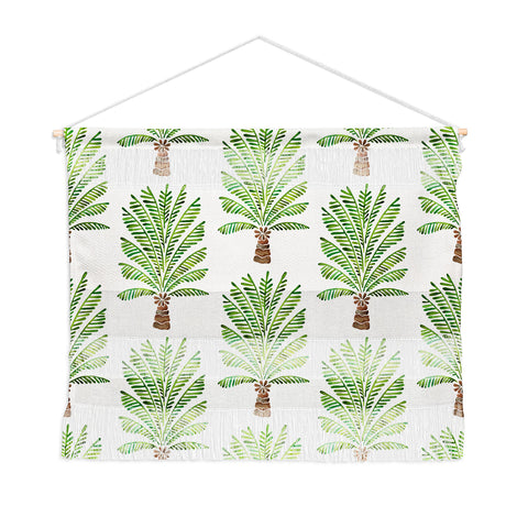 Cat Coquillette Bali Palm Tree Wall Hanging Landscape