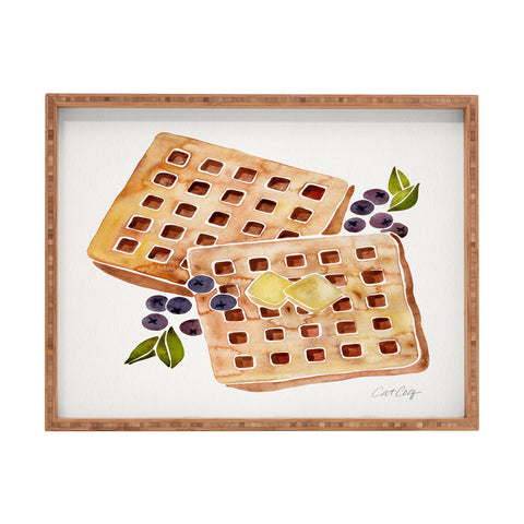 Cat Coquillette Blueberry Waffles Rectangular Tray