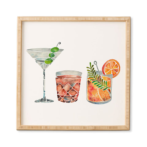 Cat Coquillette Classic Cocktails 1960s Framed Wall Art