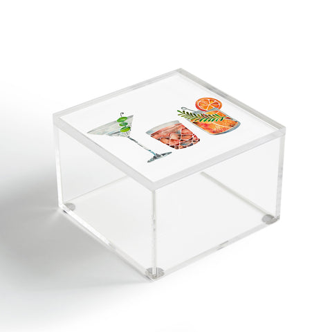 Cat Coquillette Classic Cocktails 1960s Acrylic Box