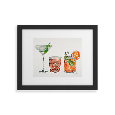 Cat Coquillette Classic Cocktails 1960s Framed Art Print