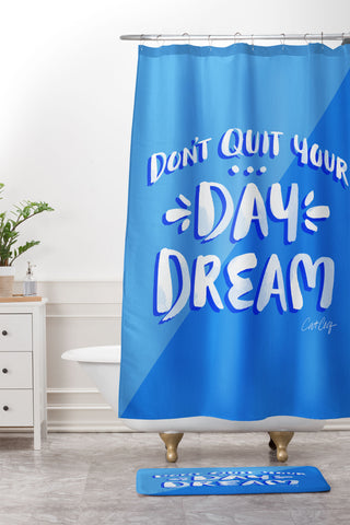 Cat Coquillette Day Dream by CatCoq Shower Curtain And Mat