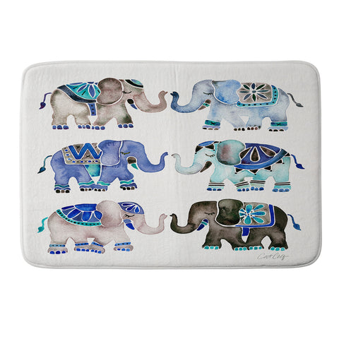 Cat Coquillette Elephant Collection Memory Foam Bath Mat