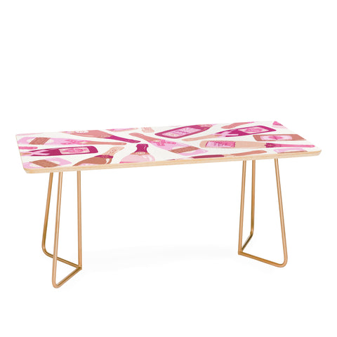 Cat Coquillette French Champagne Collection Pink Coffee Table