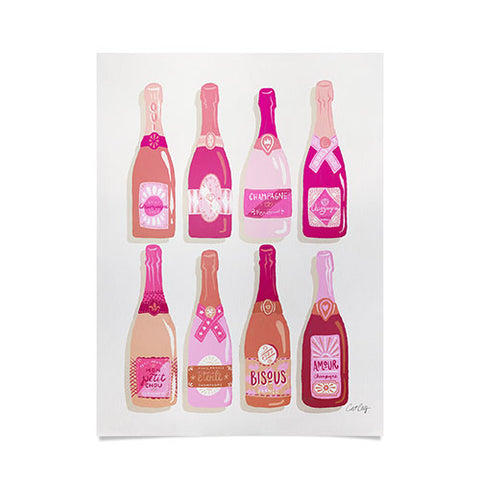Cat Coquillette French Champagne Collection Pink Poster