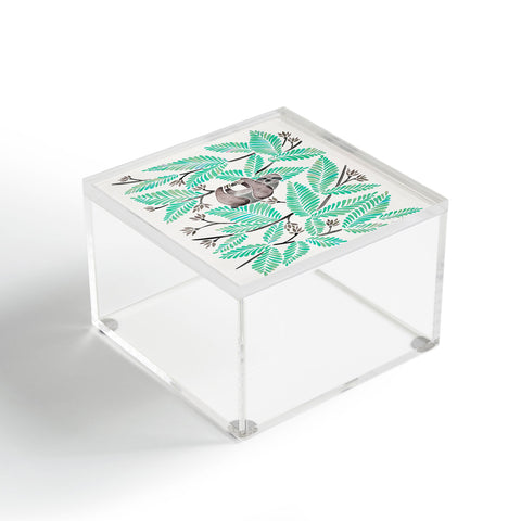 Cat Coquillette Happy Sloth Acrylic Box