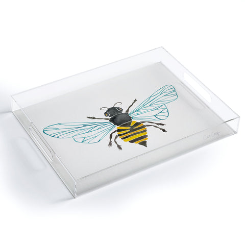 Cat Coquillette Honey Bee Acrylic Tray