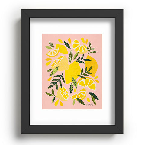 Cat Coquillette Lemon Blooms Blush Palette Recessed Framing Rectangle