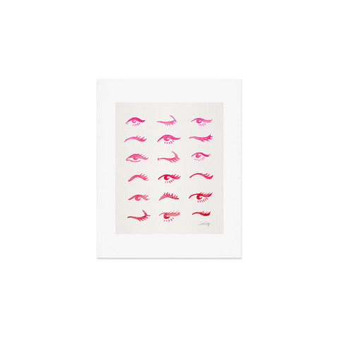 Cat Coquillette Mascara Envy Pink Art Print