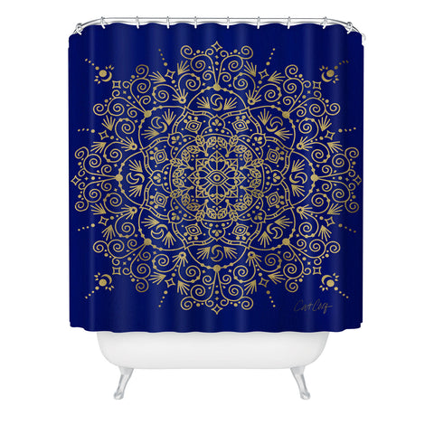 Cat Coquillette Moroccan Mandala Shower Curtain
