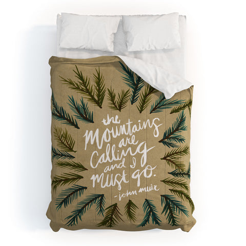 Cat Coquillette Mountains Calling Comforter