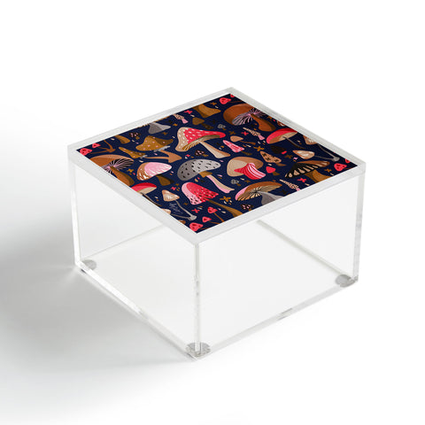 Cat Coquillette Mushroom Collection Navy Acrylic Box