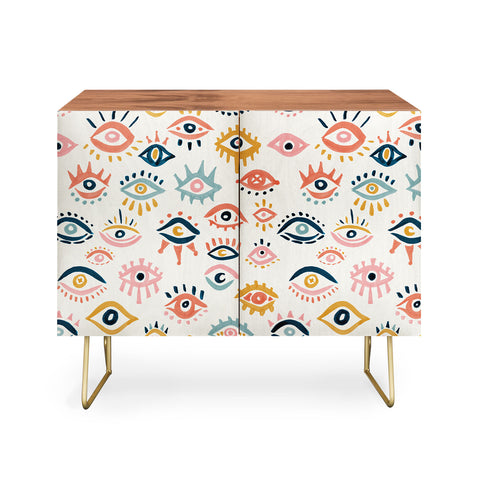 Cat Coquillette Mystic Eyes Primary Palette Credenza
