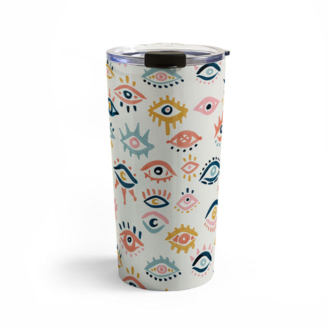 Cat Coquillette Mystic Eyes Primary Palette Travel Mug