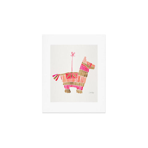 Cat Coquillette Pinata Pink and Rose Gold Art Print