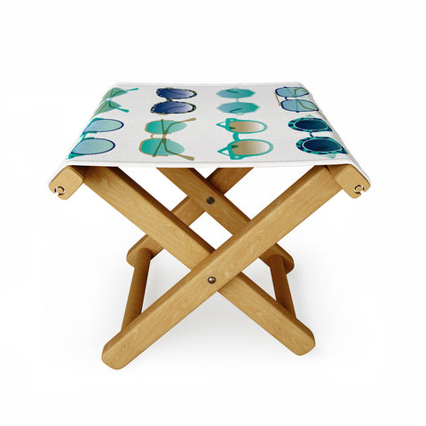 Cat Coquillette Sunglasses Collection Blue Folding Stool