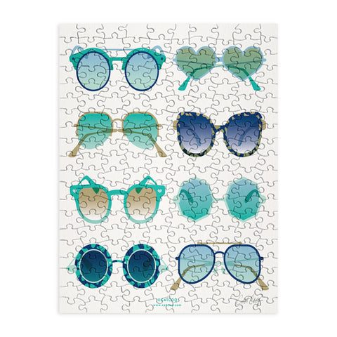 Cat Coquillette Sunglasses Collection Blue Puzzle
