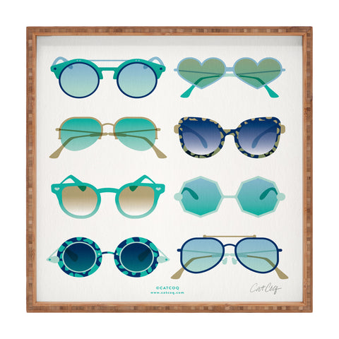 Cat Coquillette Sunglasses Collection Blue Square Tray