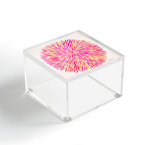 Cat Coquillette Watercolor Burst Pink Ombre Acrylic Box