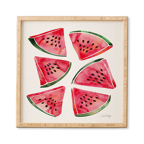 Cat Coquillette Watermelon Slices 2 Framed Wall Art