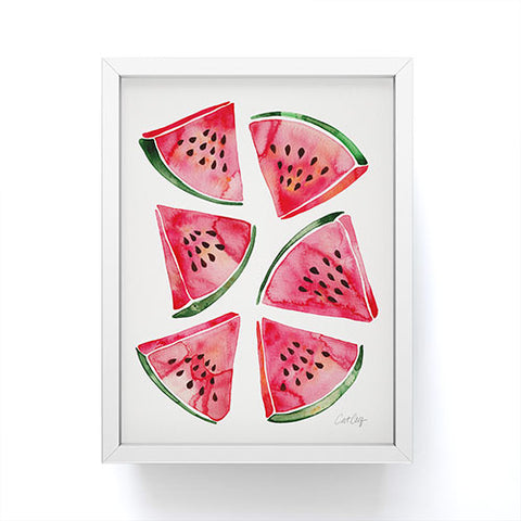 Cat Coquillette Watermelon Slices 2 Framed Mini Art Print
