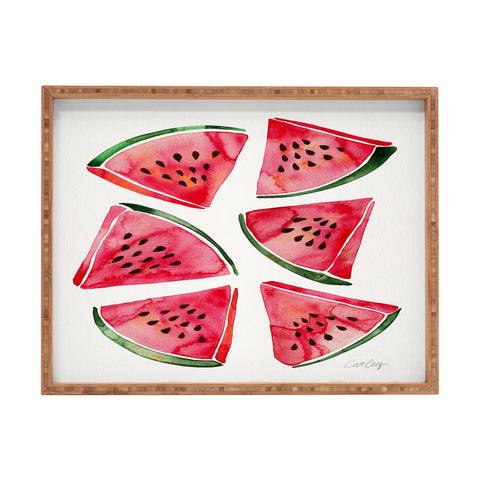 Cat Coquillette Watermelon Slices Rectangular Tray