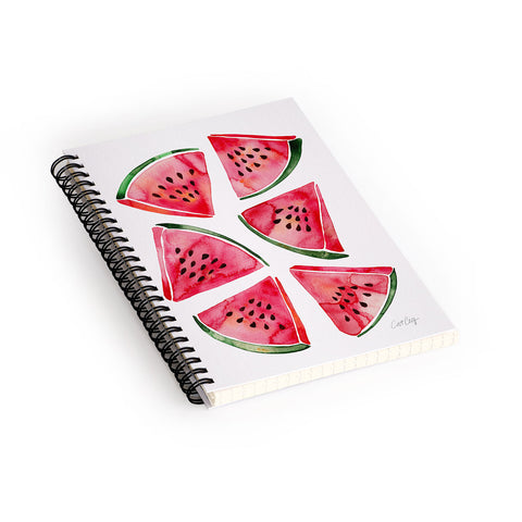 Cat Coquillette Watermelon Slices Spiral Notebook