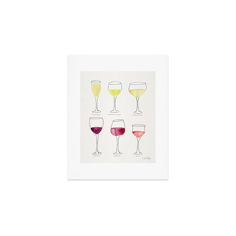 Cat Coquillette Wine Collection Art Print
