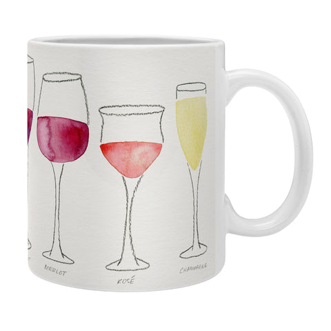 Cat Coquillette Wine Collection Coffee Mug