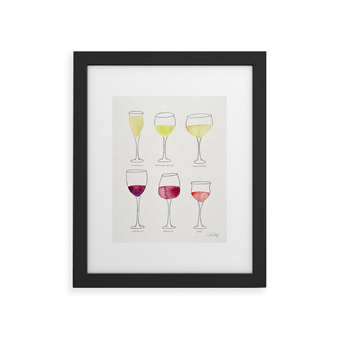 Cat Coquillette Wine Collection Framed Art Print