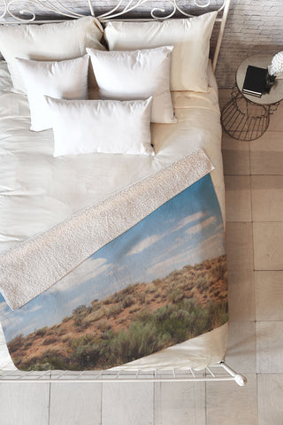 Catherine McDonald Arizona Painted Desert Fleece Throw Blanket