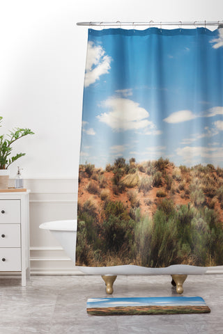 Catherine McDonald Arizona Painted Desert Shower Curtain And Mat