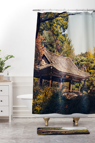 Catherine McDonald Autumn In Asia 2 Shower Curtain And Mat