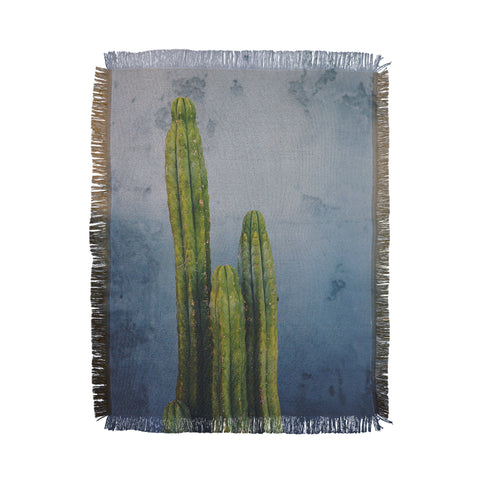 Catherine McDonald Cactus Family Portrait Throw Blanket