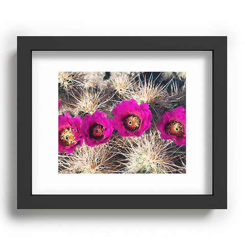 Catherine McDonald Cactus Flowers Recessed Framing Rectangle
