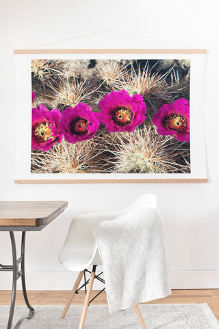 Catherine McDonald Cactus Flowers Art Print And Hanger