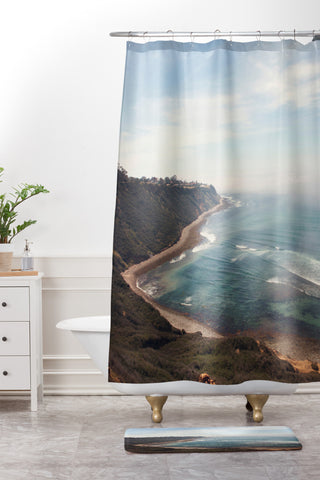 Catherine McDonald California Coast Shower Curtain And Mat