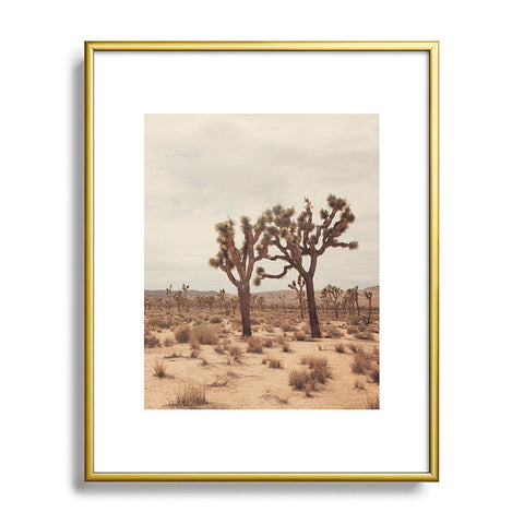 Catherine McDonald California Joshua Trees Metal Framed Art Print