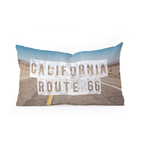 Catherine McDonald California Route 66 Oblong Throw Pillow