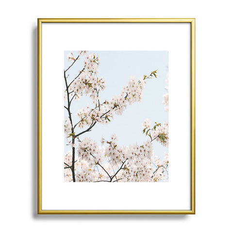 Catherine McDonald Cherry Blossoms In Seoul Metal Framed Art Print