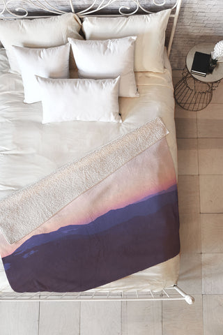 Catherine McDonald Colorado Sunset Fleece Throw Blanket