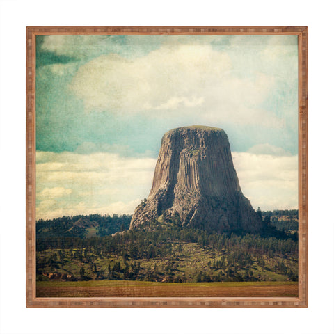 Catherine McDonald Devils Tower Square Tray