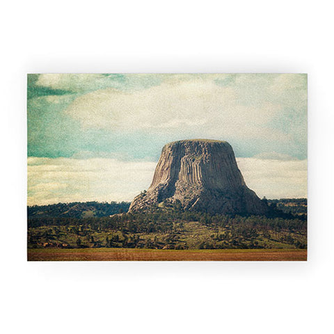 Catherine McDonald Devils Tower Welcome Mat