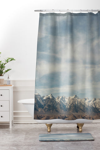 Catherine McDonald Eastern Sierras Shower Curtain And Mat
