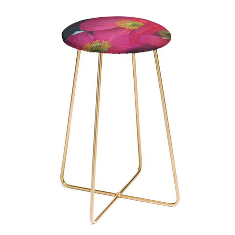 Catherine McDonald Electric Poppies Counter Stool
