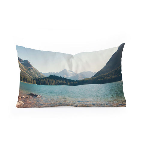Catherine McDonald Glacier Summer Oblong Throw Pillow