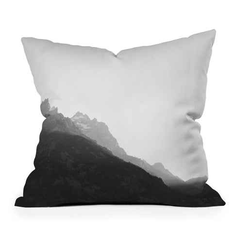 Catherine McDonald Golden hour in the Tetons Throw Pillow