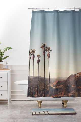 Catherine McDonald Hollywood Hills Shower Curtain And Mat